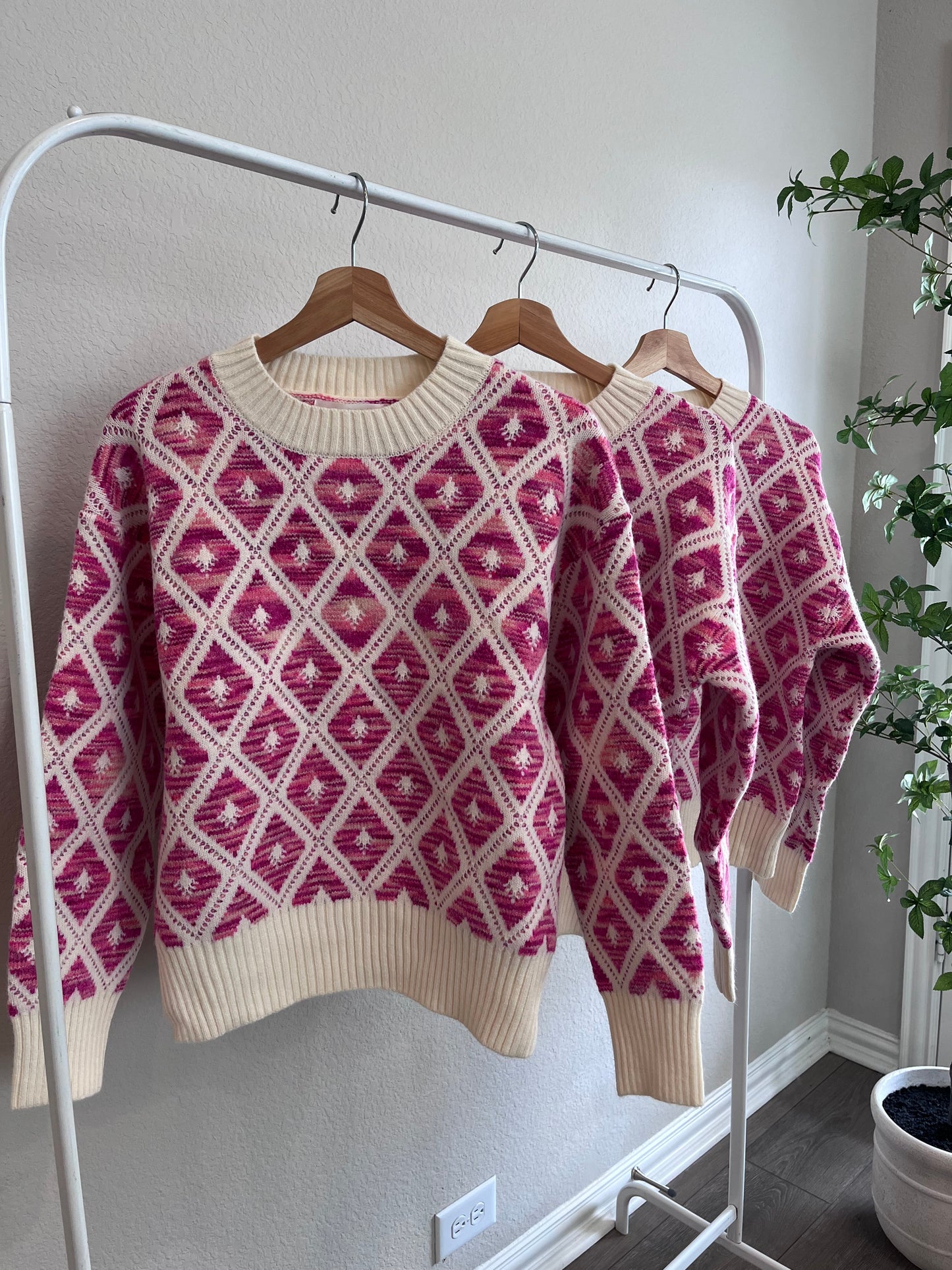 Lost In Love - Pink Ombré Sweater