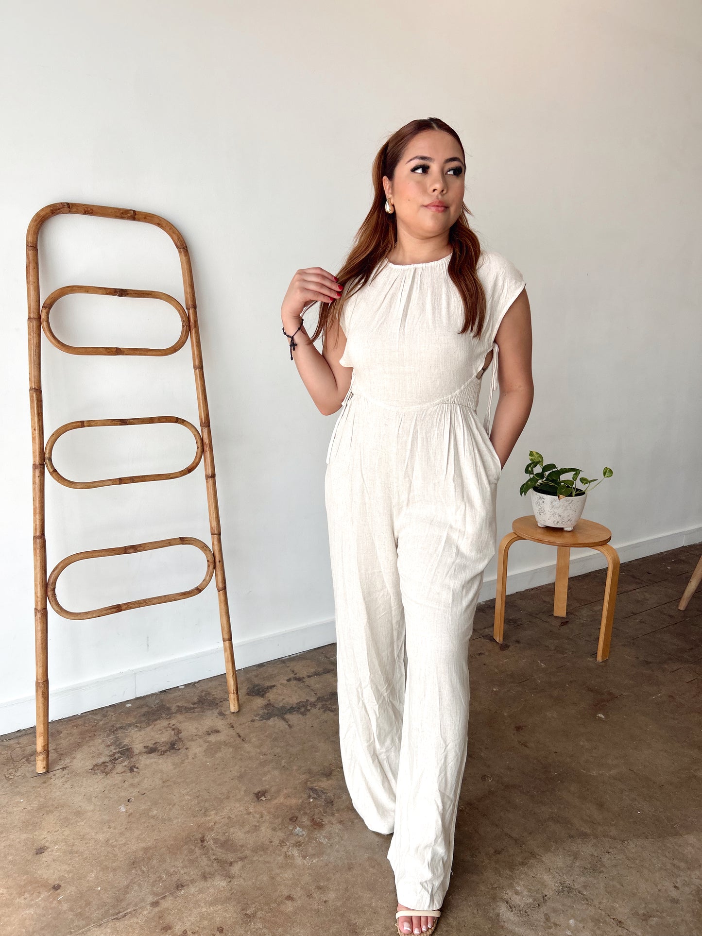 Sunlee Linen Jumpsuit