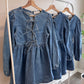 Sweetheart Denim Dress