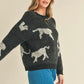 Winter Nights- Leopard Sweater