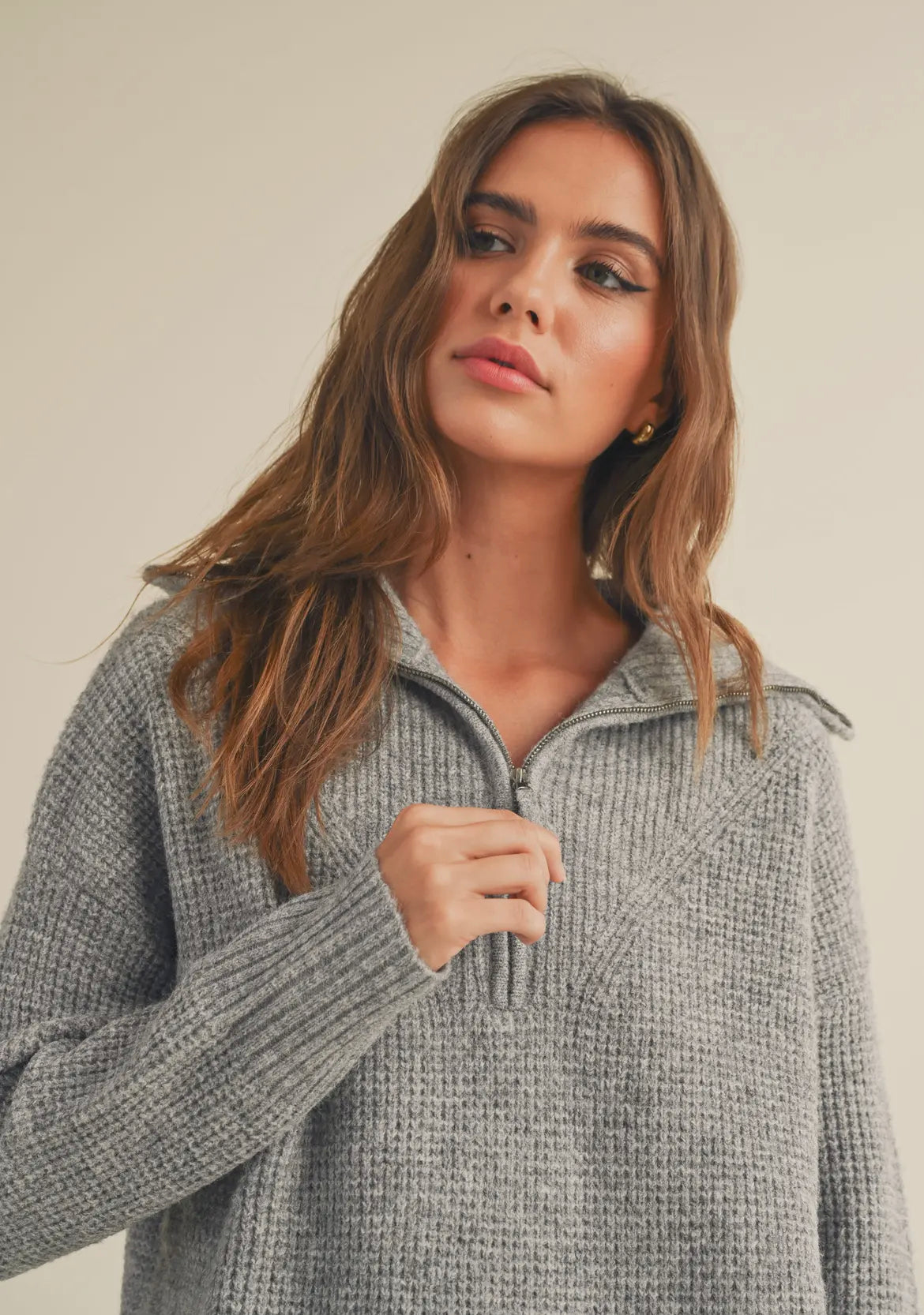 Cozy half zip sweater hotsell